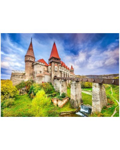 Puzzle Enjoy de 1000 piese - Castelul Corvinilor, Hunedoara - 2